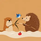 The Apple in the Brook