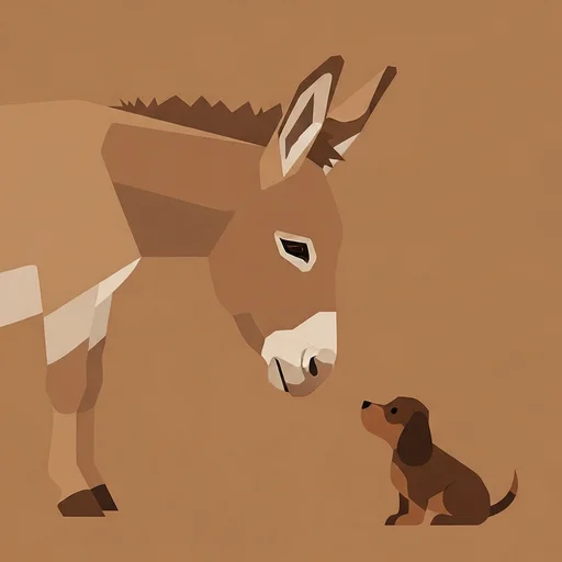 Æslet og skødehunden