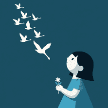 De seks svaner af Brødrene Grimm