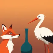 Der Fuchs und der Storch