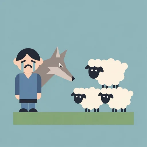 Der Hirtenjunge und der Wolf