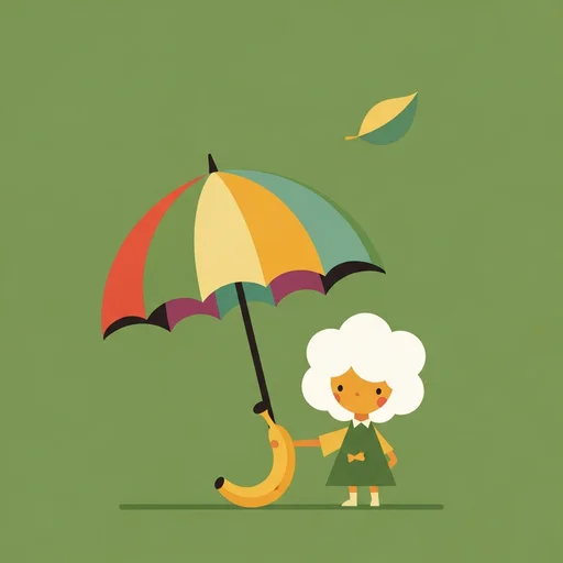 Der tutende Regenschirm