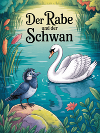 Der Rabe und der Schwan von Äsop