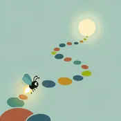 Prado a la luz de la luna