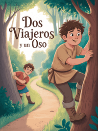 Dos viajeros y un oso por Esopo