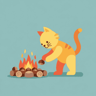 El mono y el gato por Esopo