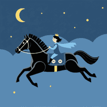 El caballo de ébano por Las mil y una noches