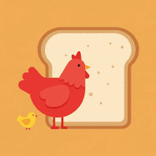 La gallinita roja por Desconocido