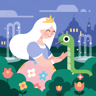 La Serpiente Encantada por Andrew Lang