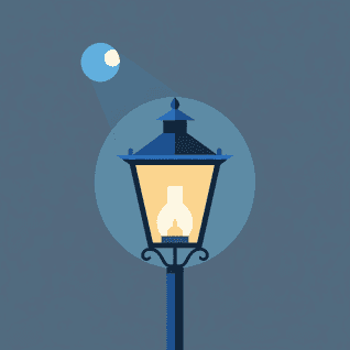 La vieja farola por H.C. Andersen