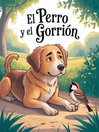 El perro y el gorrión por Hermanos Grimm