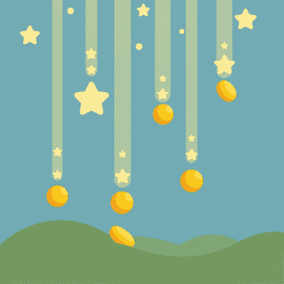 Las monedas de las estrellas por Hermanos Grimm