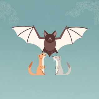 Lepakko ja kärpät tekijä Aisopos