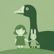 Maja courageuse au parc