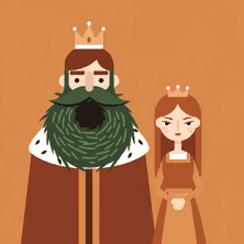 Le Roi Barbe-Hérissée par Frères Grimm