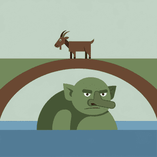 Les Trois Boucs Gruff par Asbjørnsen et Moe