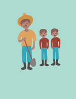 Le Fermier et ses Fils par Ésope