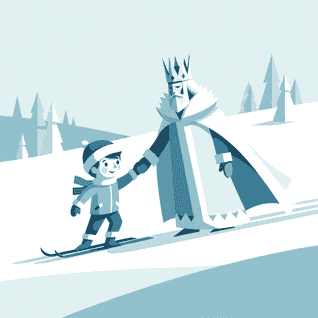 Le voyage à skis d’Olle par Elsa Beskow