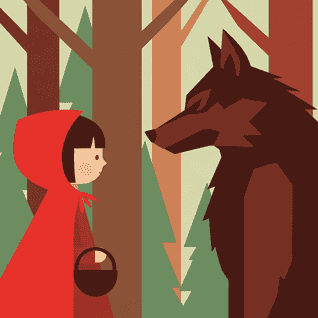 Le Petit Chaperon Rouge par Frères Grimm