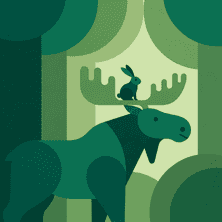 L’élan galopant par Elsa Beskow