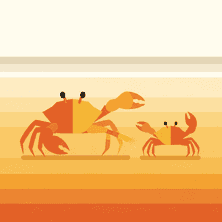 Le Jeune Crabe et sa Mère par Ésope