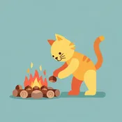 A majom és a macska