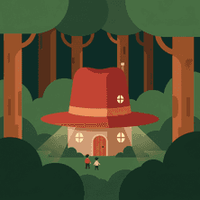 Pondok Topi oleh Elsa Beskow