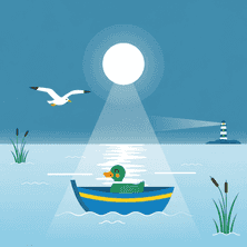 Perahu Kecil yang Pemberani