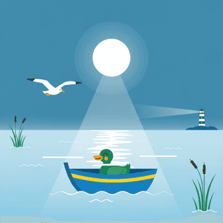 Perahu Kecil yang Pemberani oleh Ceritabot