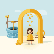 Ibu Holle oleh Saudara Grimm