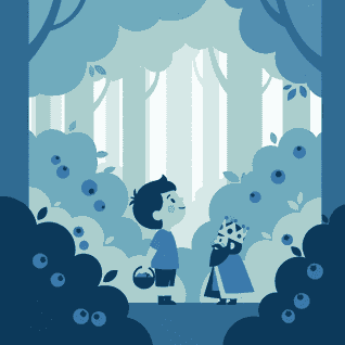 Peter i blåbærskogen av Elsa Beskow