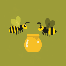 The Bees and Wasps, and the Hornet by Aesop