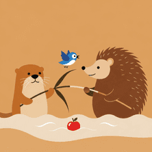 The Apple in the Brook by Storybot