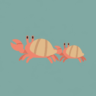 The Young Crab and his Mother by Aesop