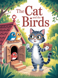 The Cat and the Birds by Aesop