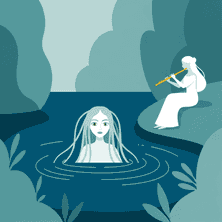 The Nixie of the Mill-Pond by Brothers Grimm