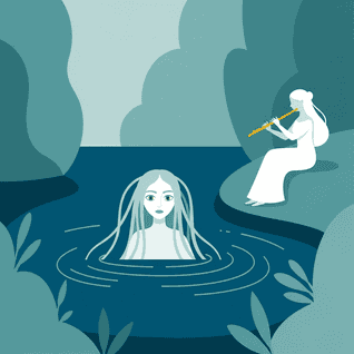 The Nixie of the Mill-Pond by Brothers Grimm