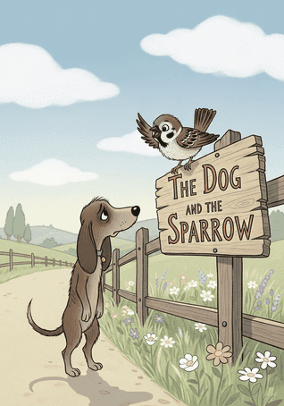 The Dog and the Sparrow by Brothers Grimm
