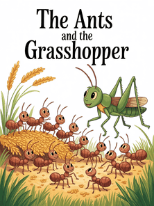 The Ants and the Grasshopper by Aesop