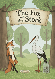 The Fox and the Stork by Aesop