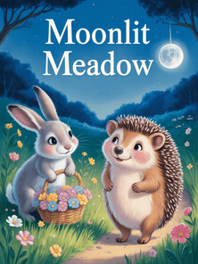 Moonlit Meadow by Storybot