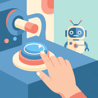 The Blue Button by Storybot