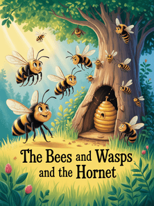 The Bees and Wasps, and the Hornet by Aesop