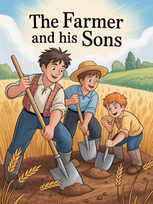 The Farmer and his Sons by Aesop