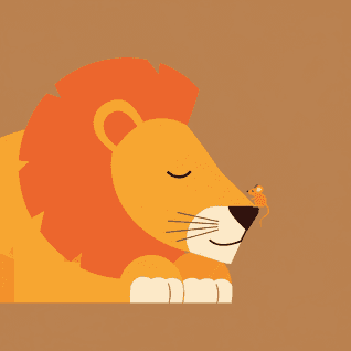 The Lion and the Mouse by Aesop