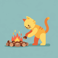 Apan och katten av Aisopos