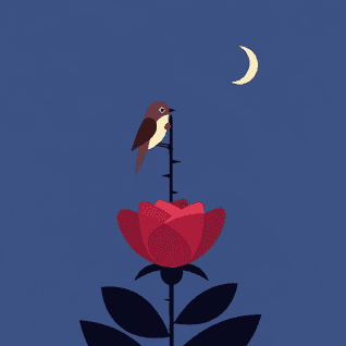 Näktergalen och rosen av Oscar Wilde