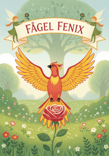 Fågel Fenix av H.C. Andersen