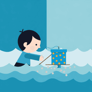 Glitterspåret av Sagobot