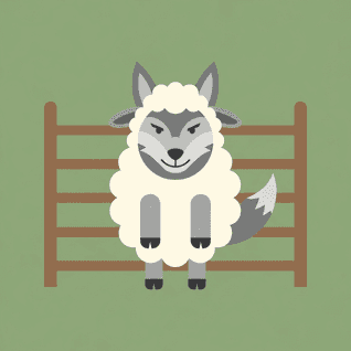 Vargen i fårakläder av Aisopos